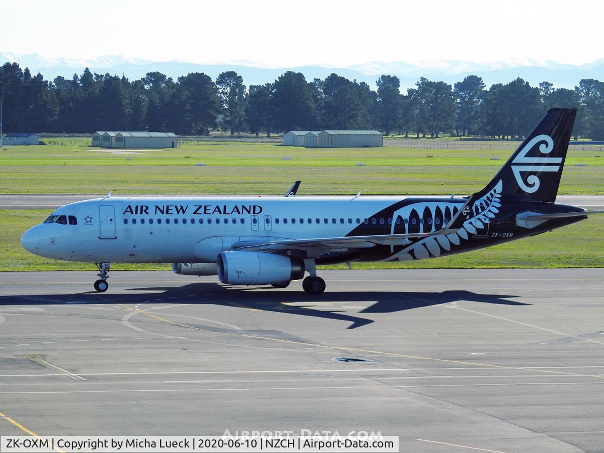 ZK-OXM, 2016 Airbus A320-232 C/N 7362, At the Garden City