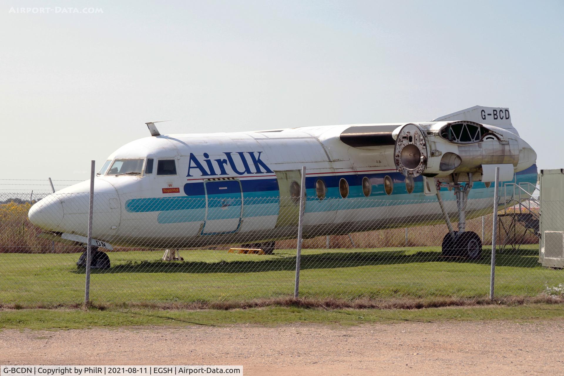 G-BCDN, 1963 Fokker F-27-200 Friendship C/N 10201, G-BCDN 1963 Fokker F-27-200 Air UK City of Norwich Aviation Museum