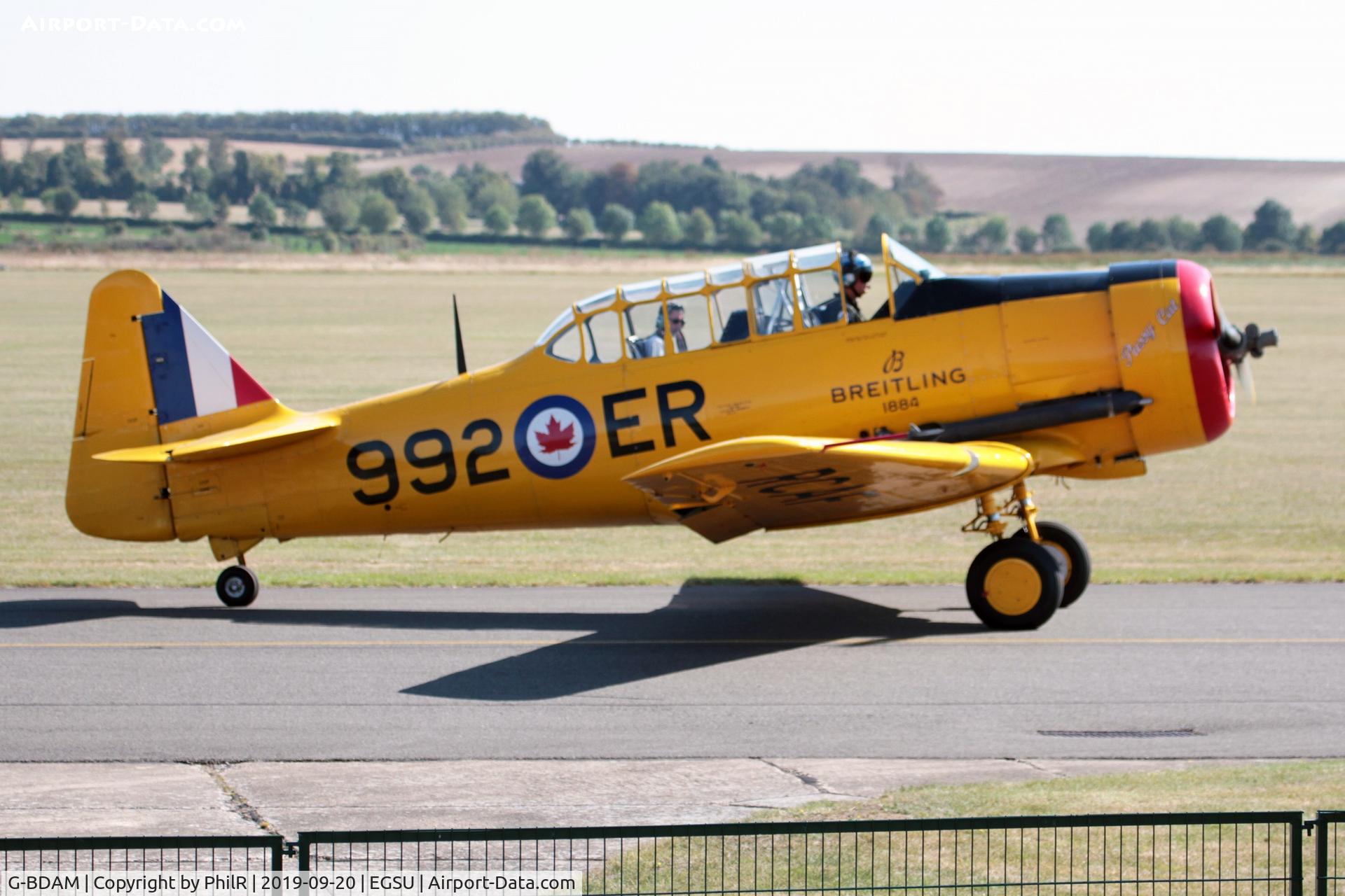 G-BDAM, 1943 Noorduyn AT-16 Harvard IIB C/N 14-726, G-BDAM 1943 NA AT-6 Harvard llB RCAF IWM Duxford