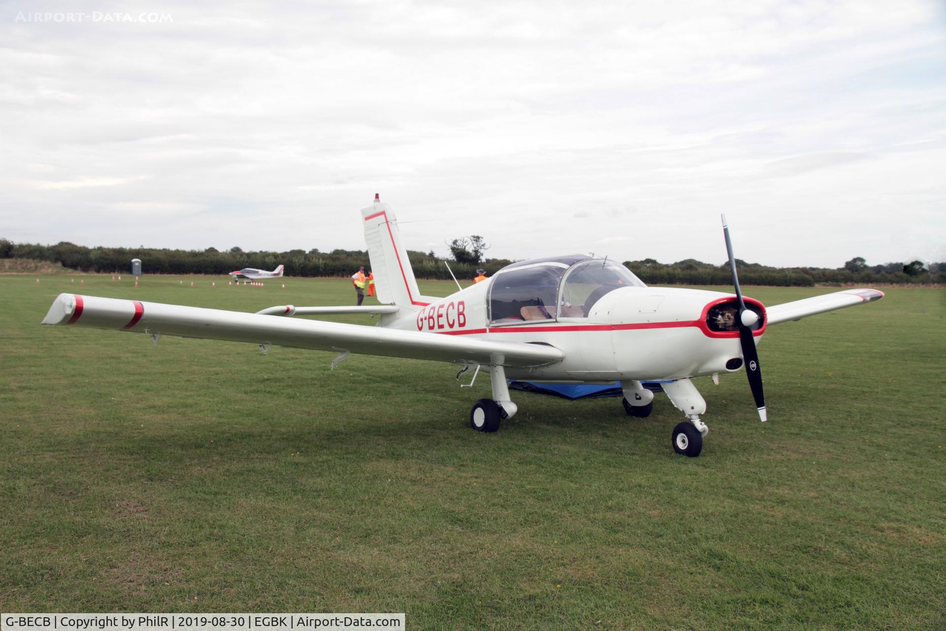 G-BECB, 1976 Socata Rallye 100ST Galopin C/N 2783, G-BECB 1976 SOCATA Morane Saulnier Rallye 100ST LAA Rally Sywell