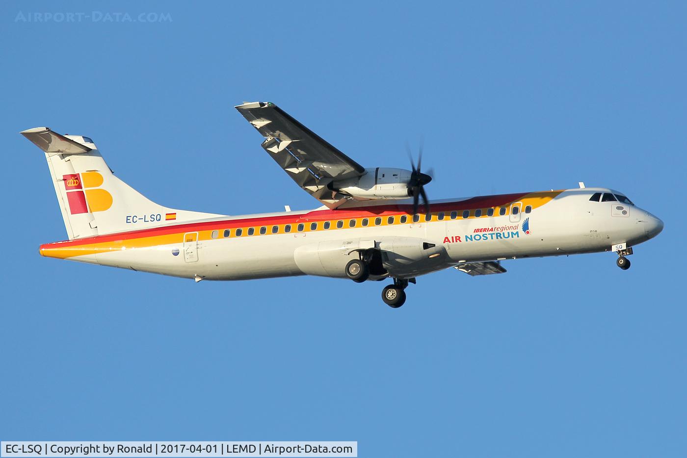 EC-LSQ, 2012 ATR 72-212A C/N 1041, at mad