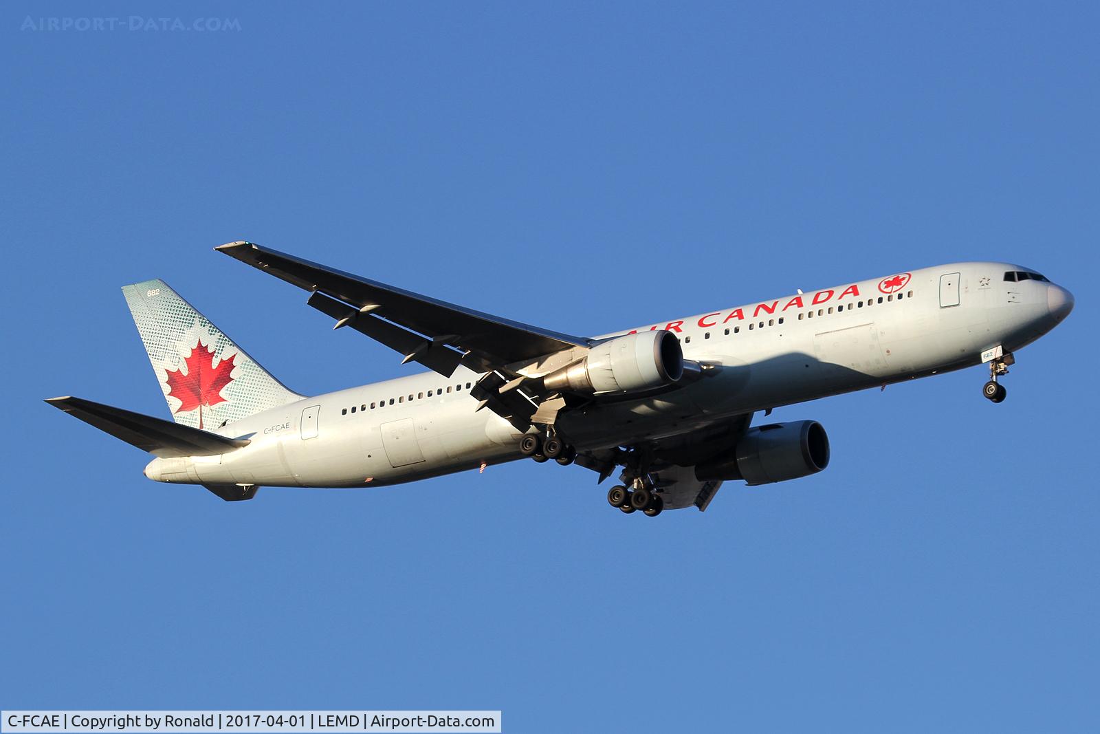 C-FCAE, 1988 Boeing 767-375/ER C/N 24083, at mad