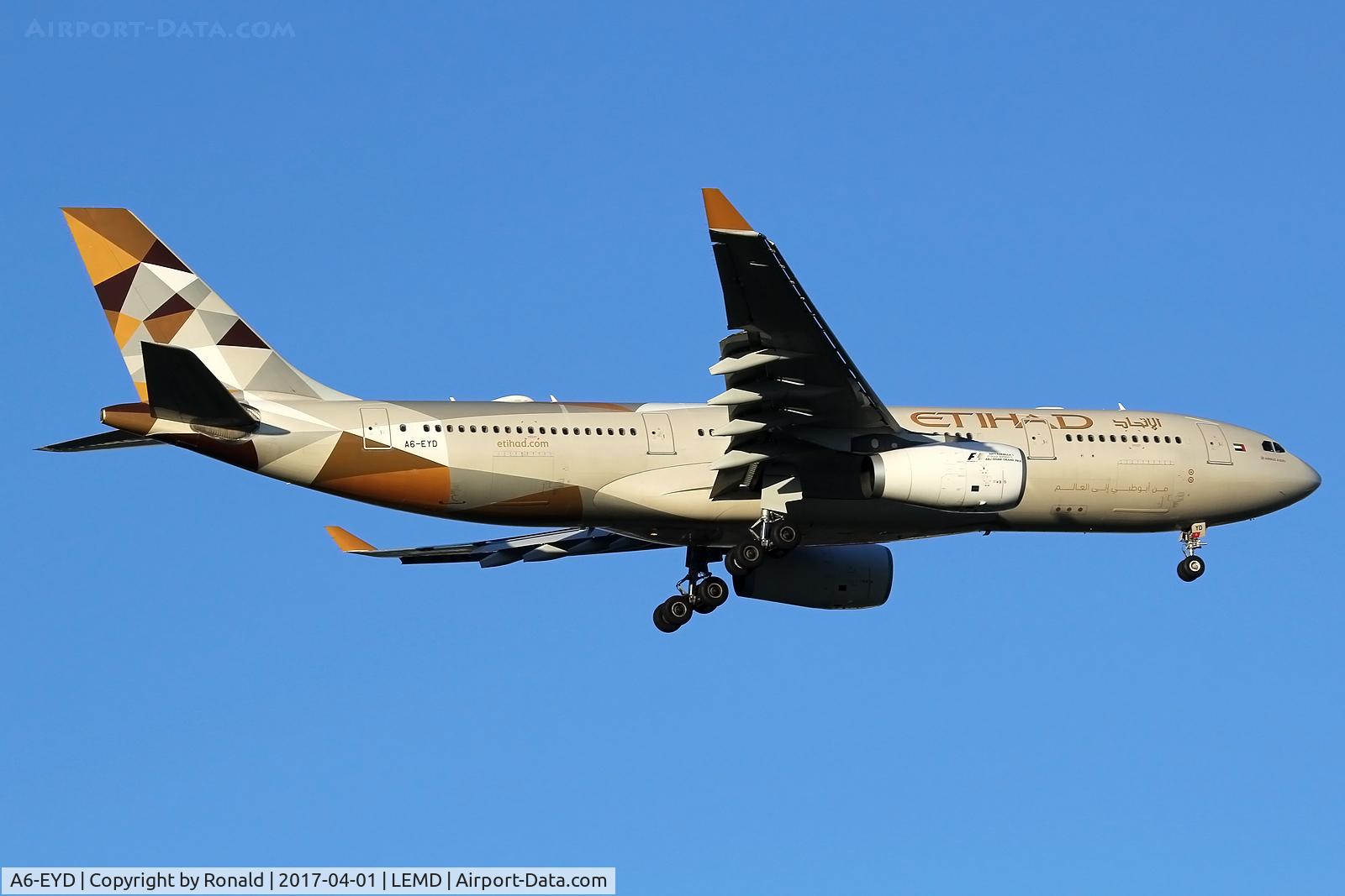 A6-EYD, 2005 Airbus A330-243 C/N 658, at mad