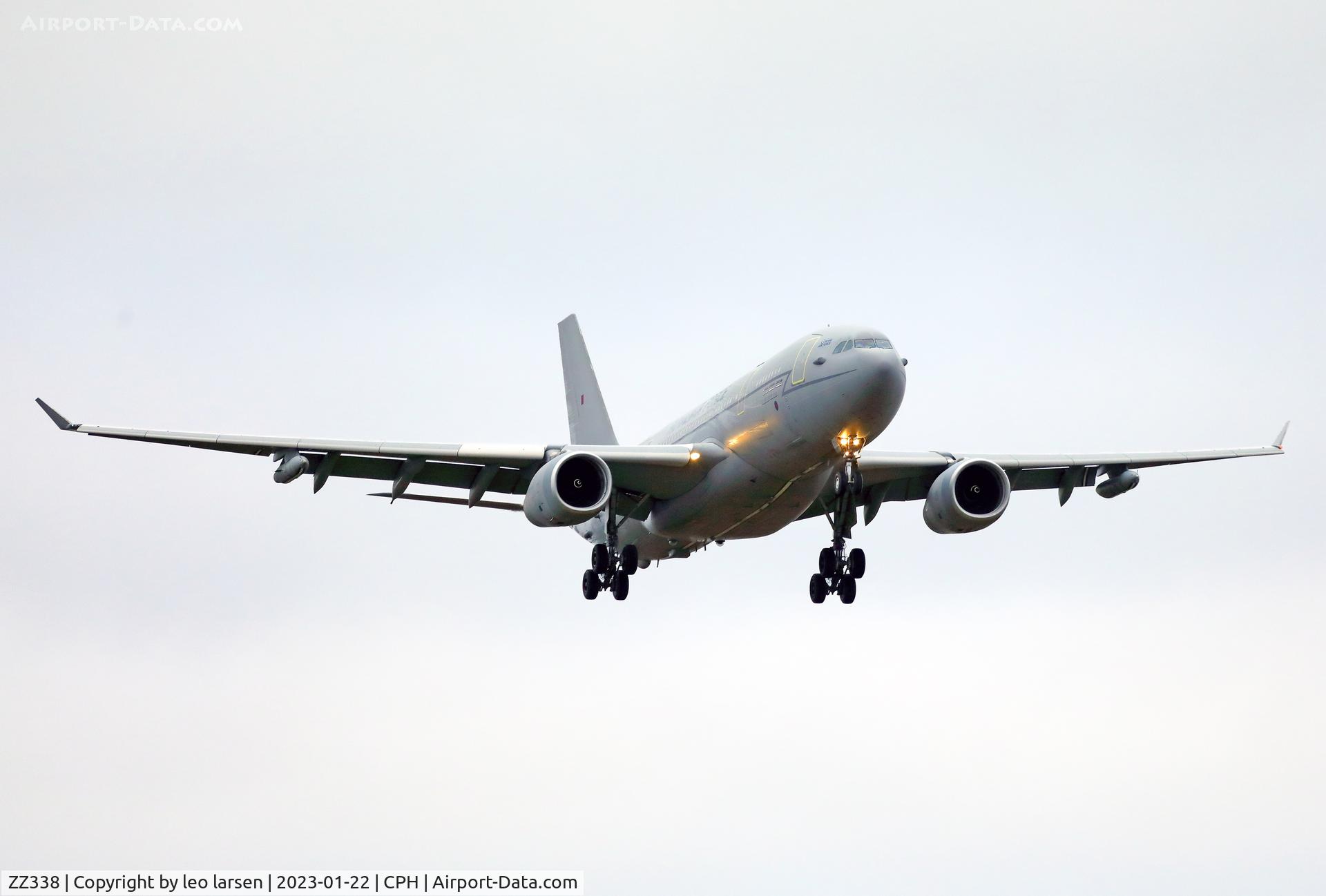 ZZ338, 2013 Airbus A330-243MRTT (KC3 Voyager) C/N 1419, Copenhagen 22.1.2023