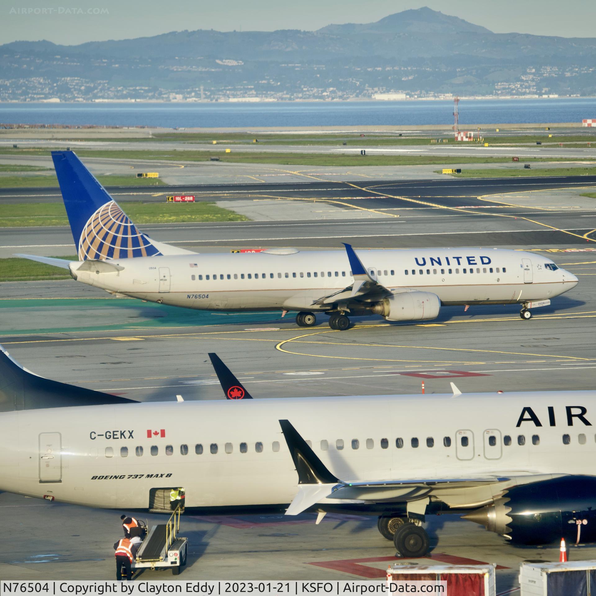 N76504, 2006 Boeing 737-824 C/N 31604, SFO 2023.