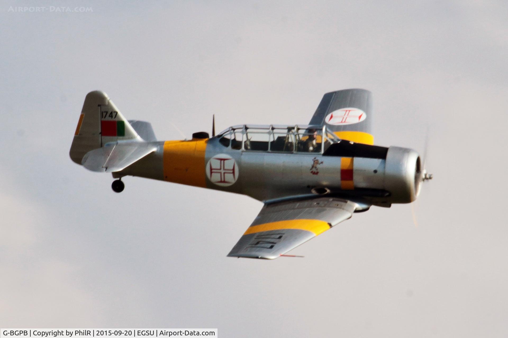 G-BGPB, 1953 Canadian Car & Foundry T-6 Harvard Mk.4 C/N CCF4-538, G-BGPB '1747' 1953 CCF Harvard 4 Portuguese AF BoB 75th Anniversary Duxford