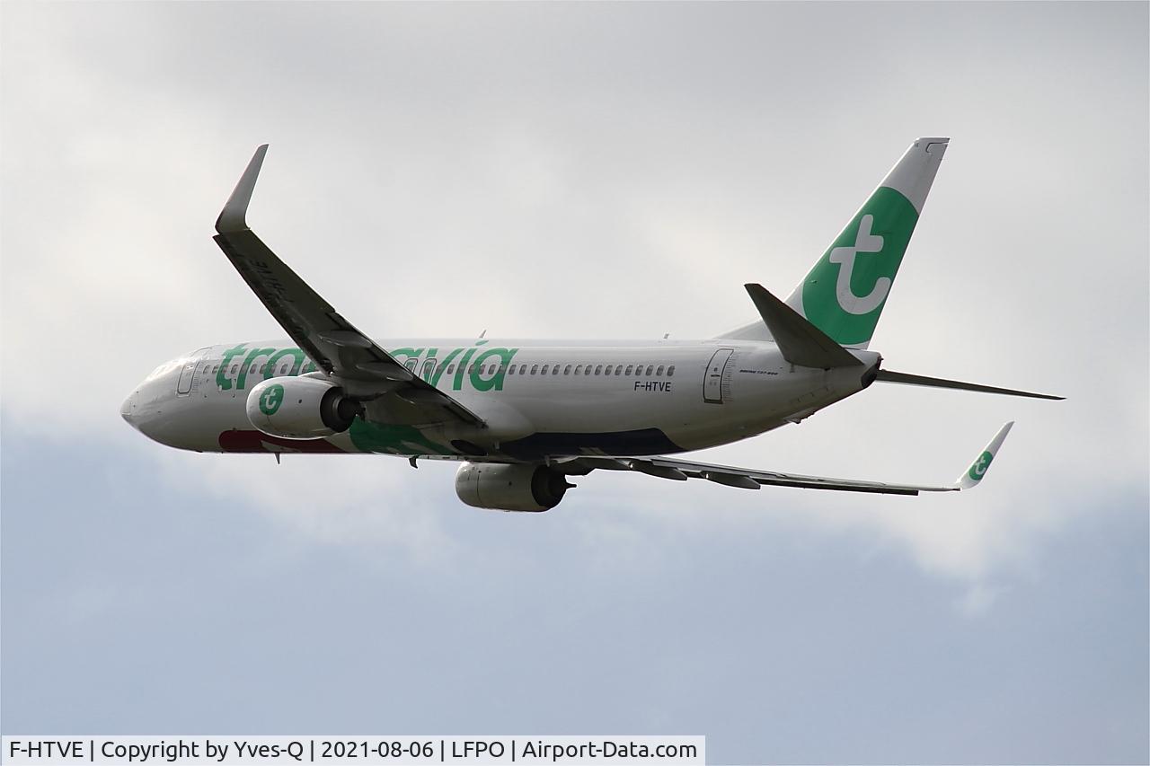 F-HTVE, 2017 Boeing 737-8KT C/N 62155, Boeing 737-8KT, Climbing from rwy 24,Paris Orly airport (LFPO-ORY)
