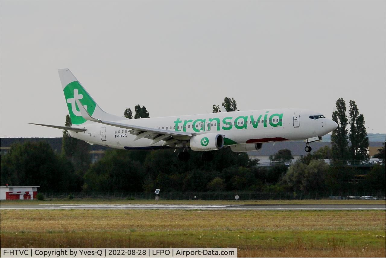 F-HTVC, 2016 Boeing 737-8K2 C/N 62150, Boeing 737-8K2, Landing rwy 06, Paris Orly airport (LFPO-ORY)