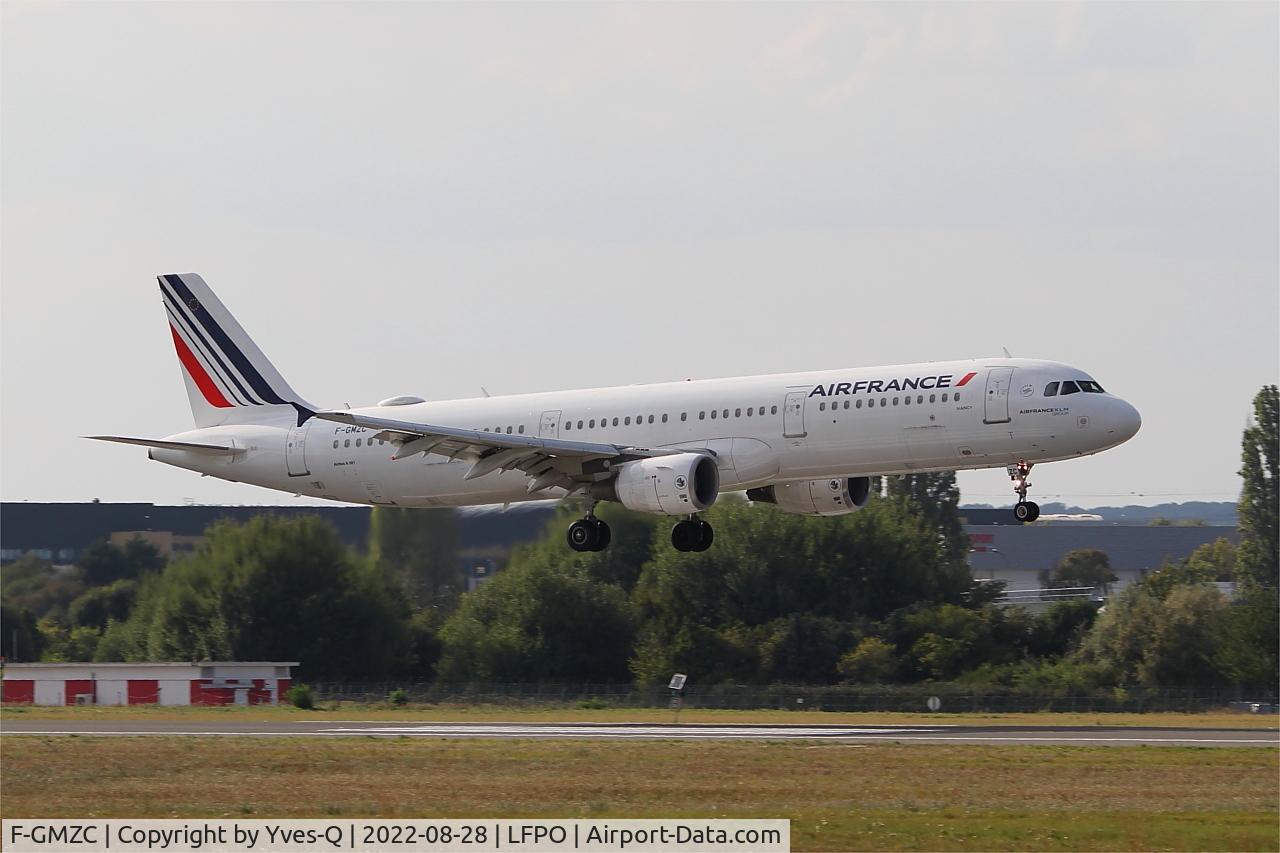 F-GMZC, 1995 Airbus A321-111 C/N 521, Airbus A321-111, Landing rwy 06, Paris-Orly airport (LFPO-ORY)