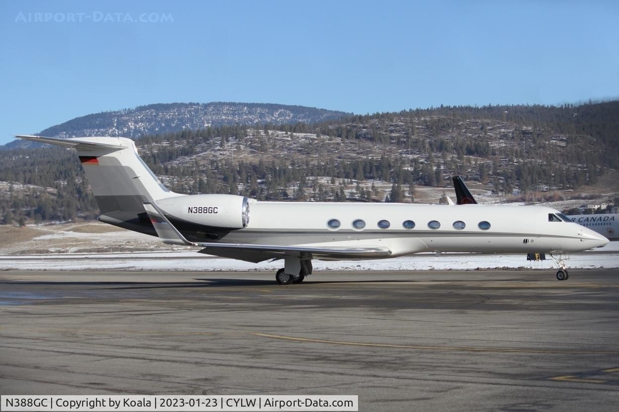 N388GC, 2011 Gulstream G550 C/N 5336, Departure to Van Nuys (VNY, CA).