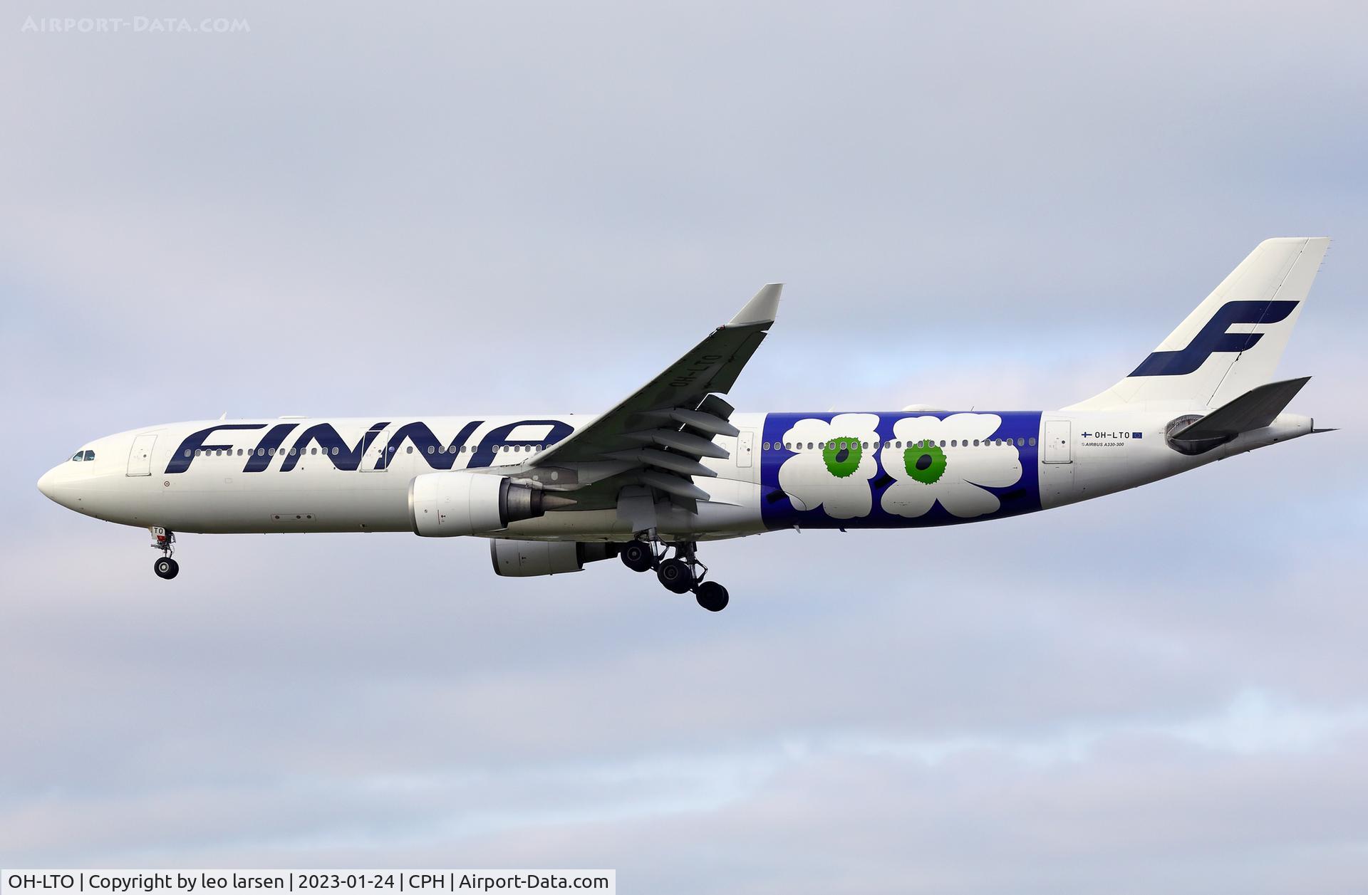 OH-LTO, 2009 Airbus A330-302X C/N 1013, Copenhagen 24.1.2023