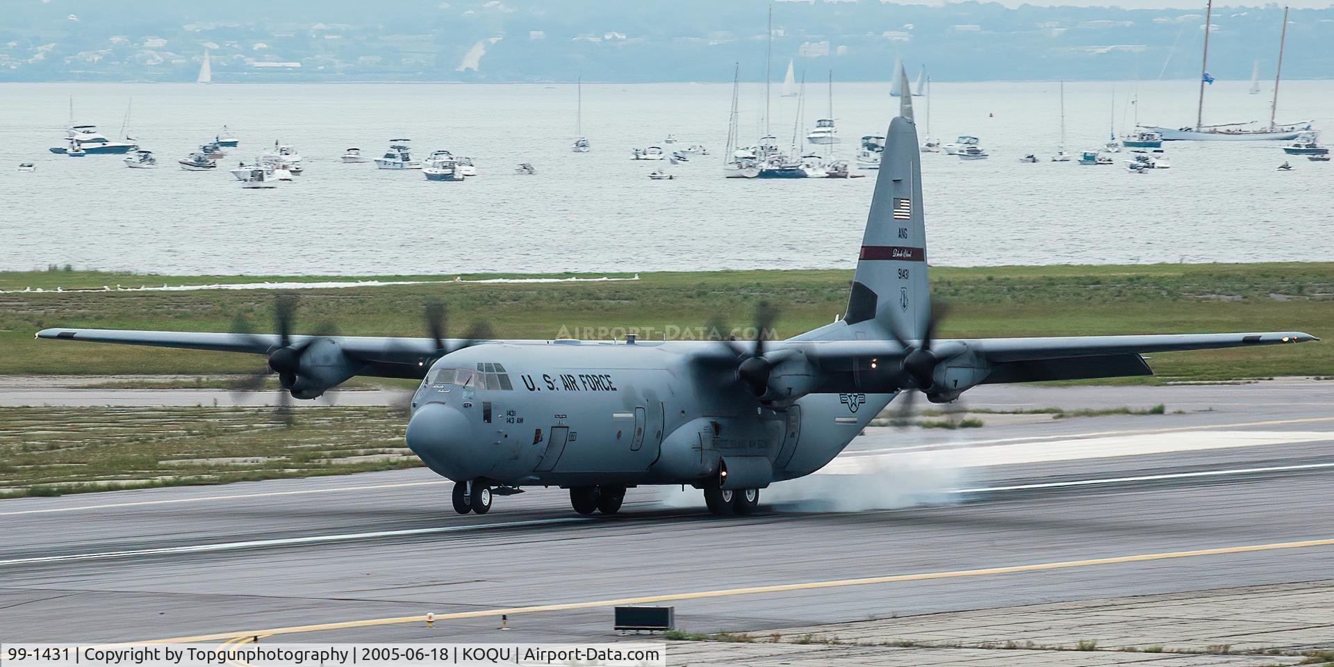 99-1431, 1999 Lockheed Martin C-130J-30 Super Hercules C/N 382-5517, RHODY Demo landing