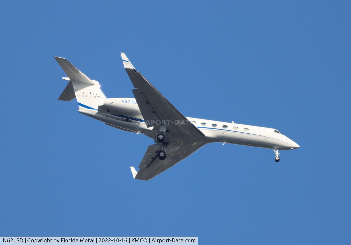 N621SD, 2013 Gulfstream Aerospace GV-SP C/N 5420, MCO 2022