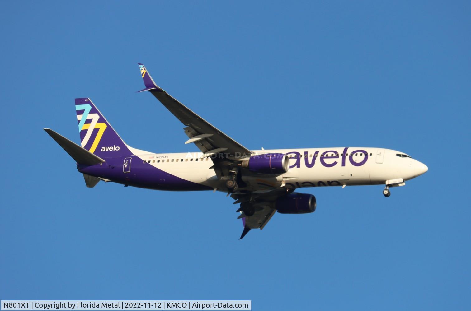 N801XT, 2007 Boeing 737-86N C/N 35220, Avelo 738 zx