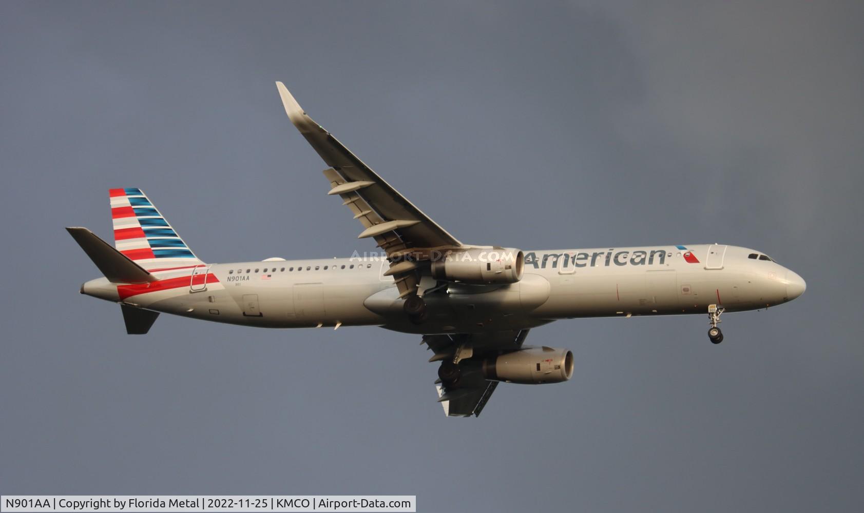 N901AA, 2017 Airbus A321-231 C/N 7636, MCO 2022