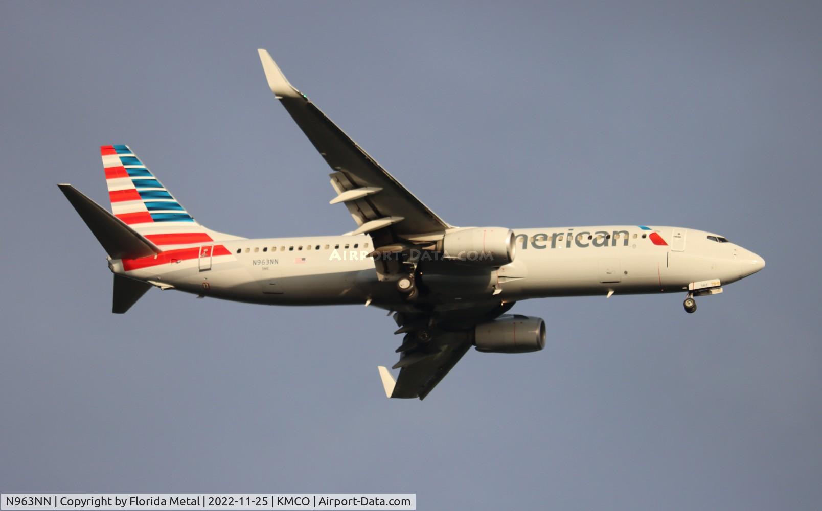N963NN, 2014 Boeing 737-823 C/N 31208, MCO 2022