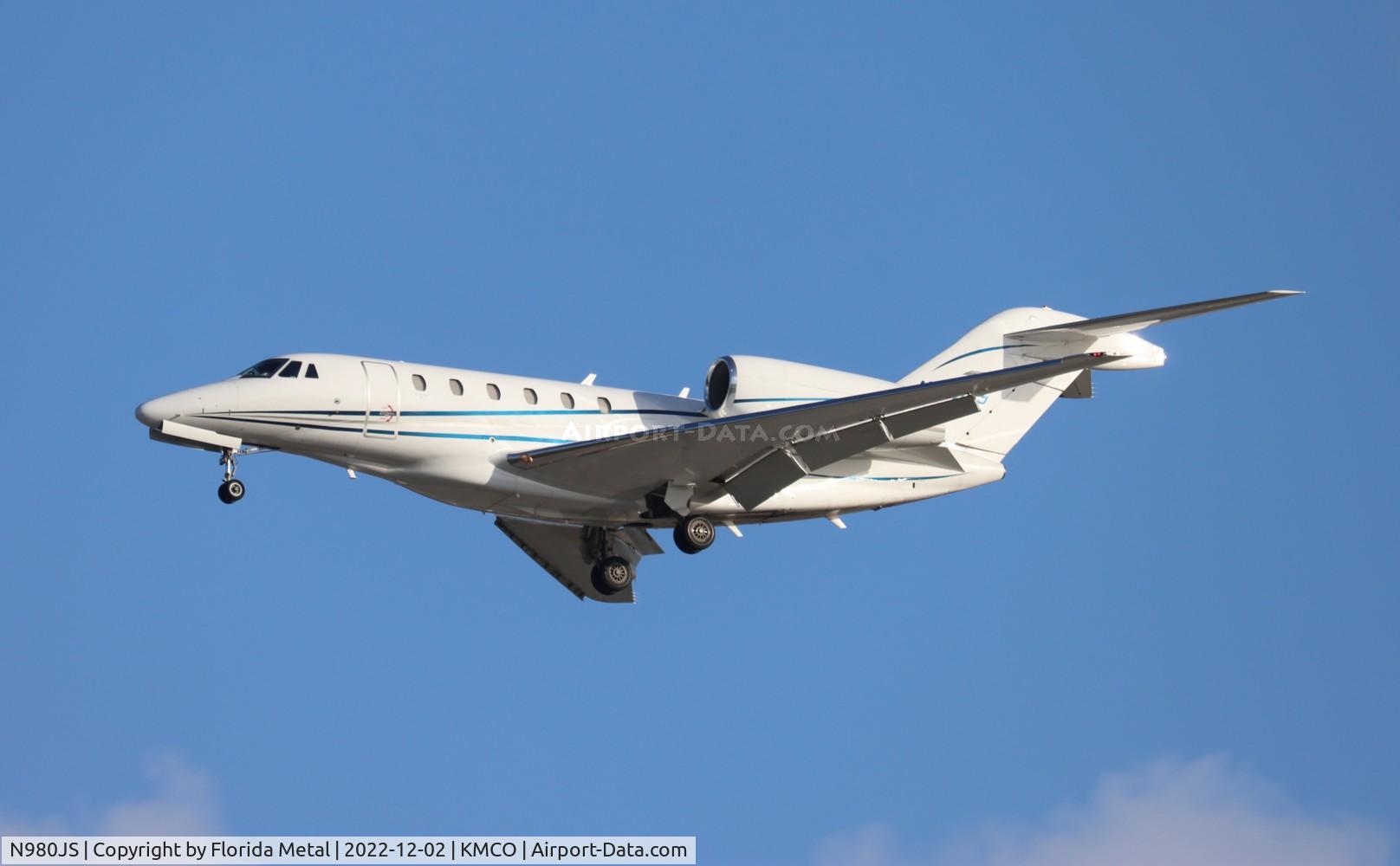 N980JS, 2001 Cessna 750 Citation X Citation X C/N 750-0163, MCO 2022