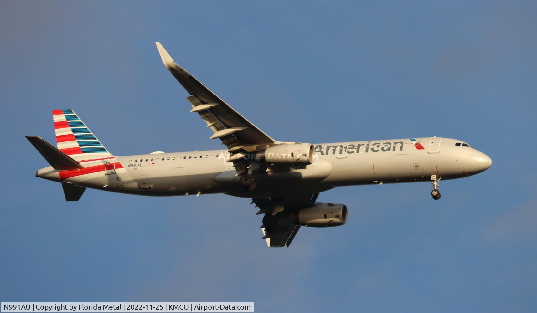 N991AU, 2016 Airbus A321-231 C/N 7131, MCO 2022