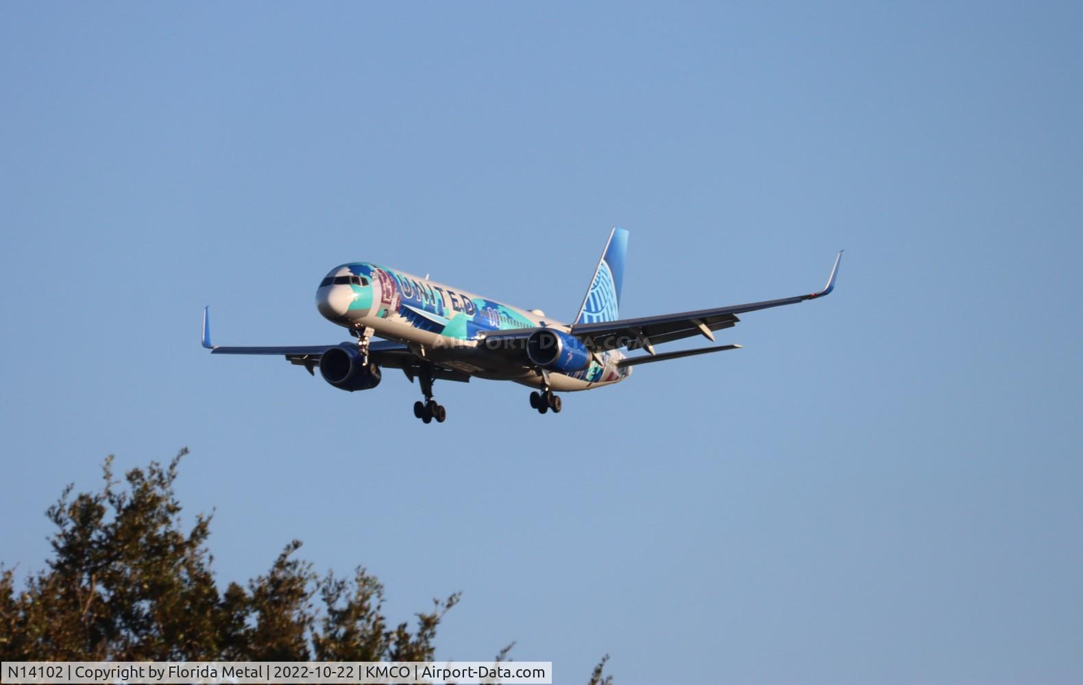N14102, 1994 Boeing 757-224 C/N 27292, MCO 2022