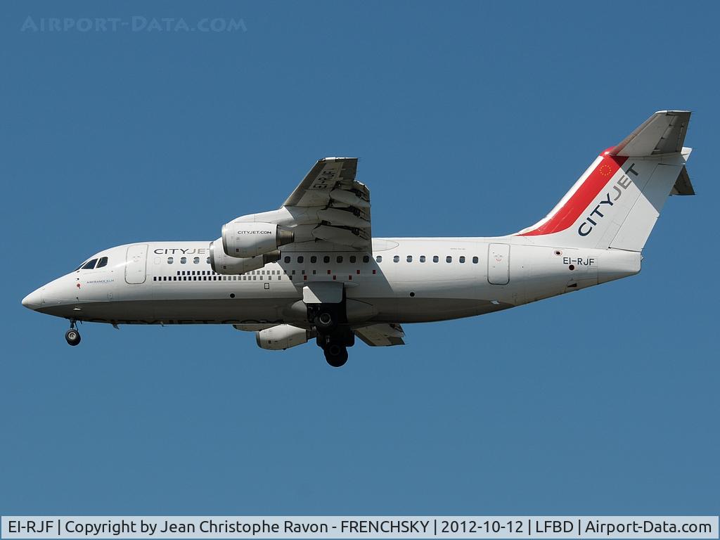 EI-RJF, 1998 British Aerospace Avro 146-RJ85A C/N E2337, CityJet