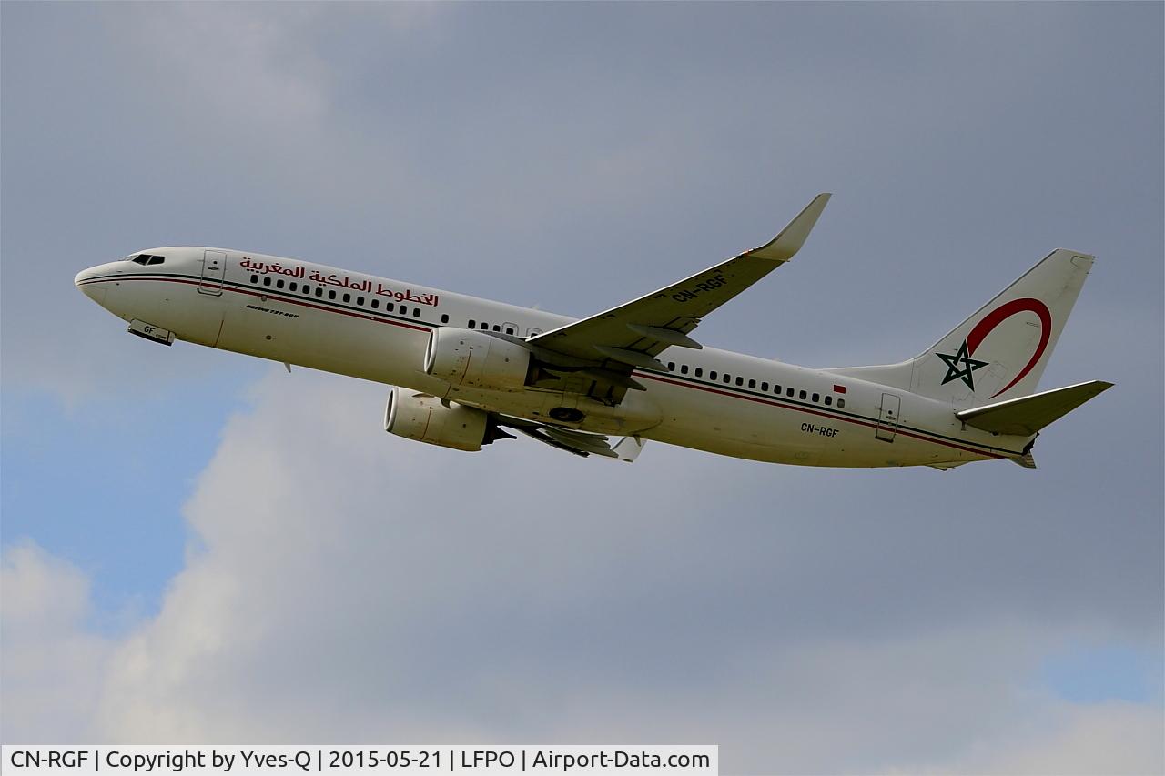 CN-RGF, 2011 Boeing 737-86N C/N 36826, Boeing 737-86N, Take off rwy 24, Paris-Orly Airport (LFPO-ORY)