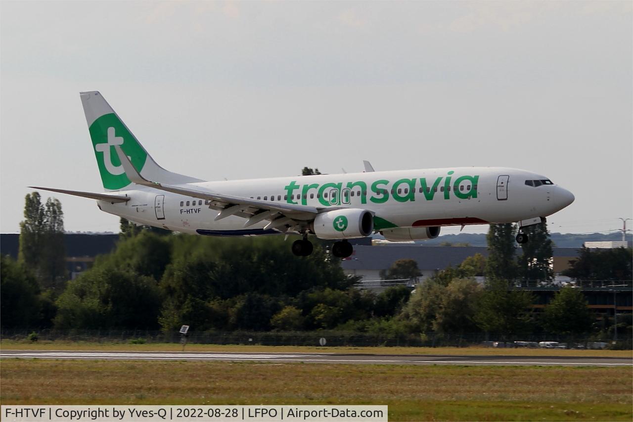 F-HTVF, 2017 Boeing 737-8K2 C/N 62160, Boeing 737-8K2, Landing rwy 06, Paris Orly Airport (LFPO-ORY)