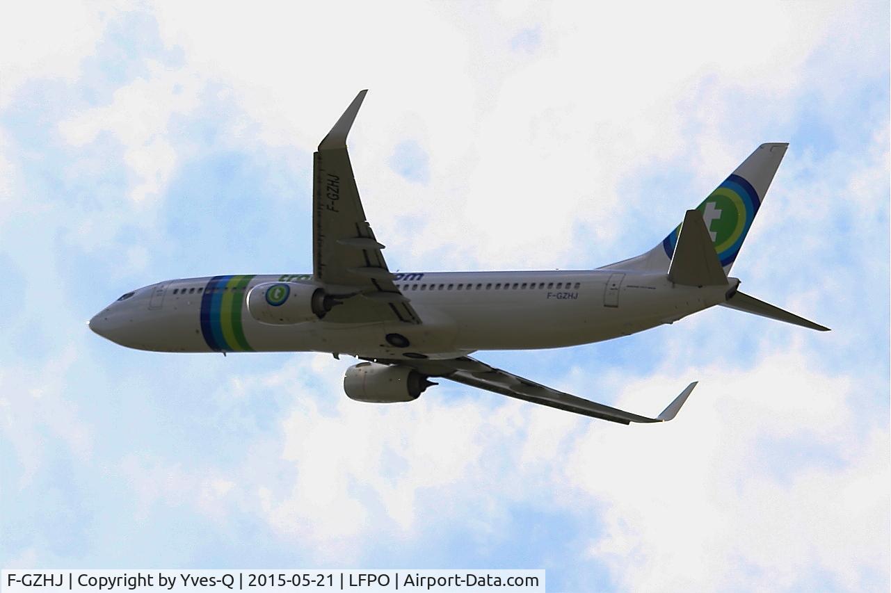 F-GZHJ, 2013 Boeing 737-86J C/N 37778, Boeing 737-86J, Climbing from rwy 24, Paris-Orly airport (LFPO-ORY)