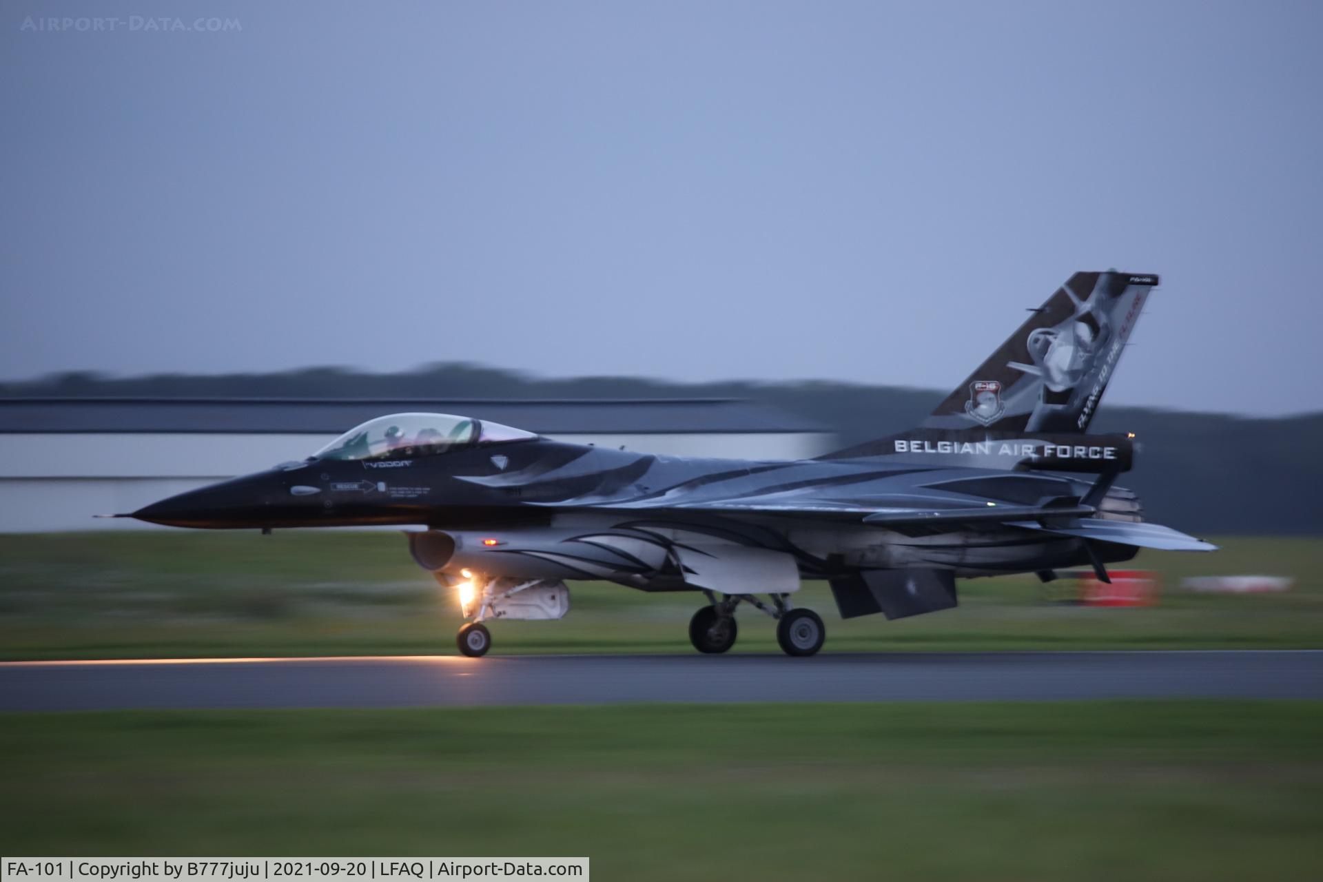 FA-101, SABCA F-16AM Fighting Falcon C/N 6H-101, at Albert Airshow