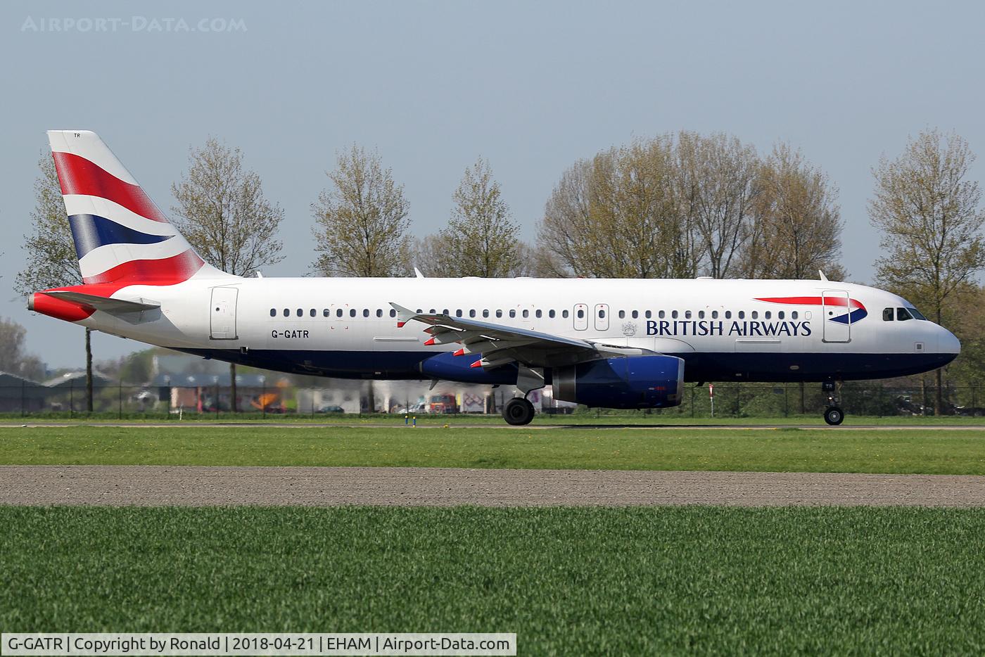 G-GATR, 2002 Airbus A320-232 C/N 1771, at spl