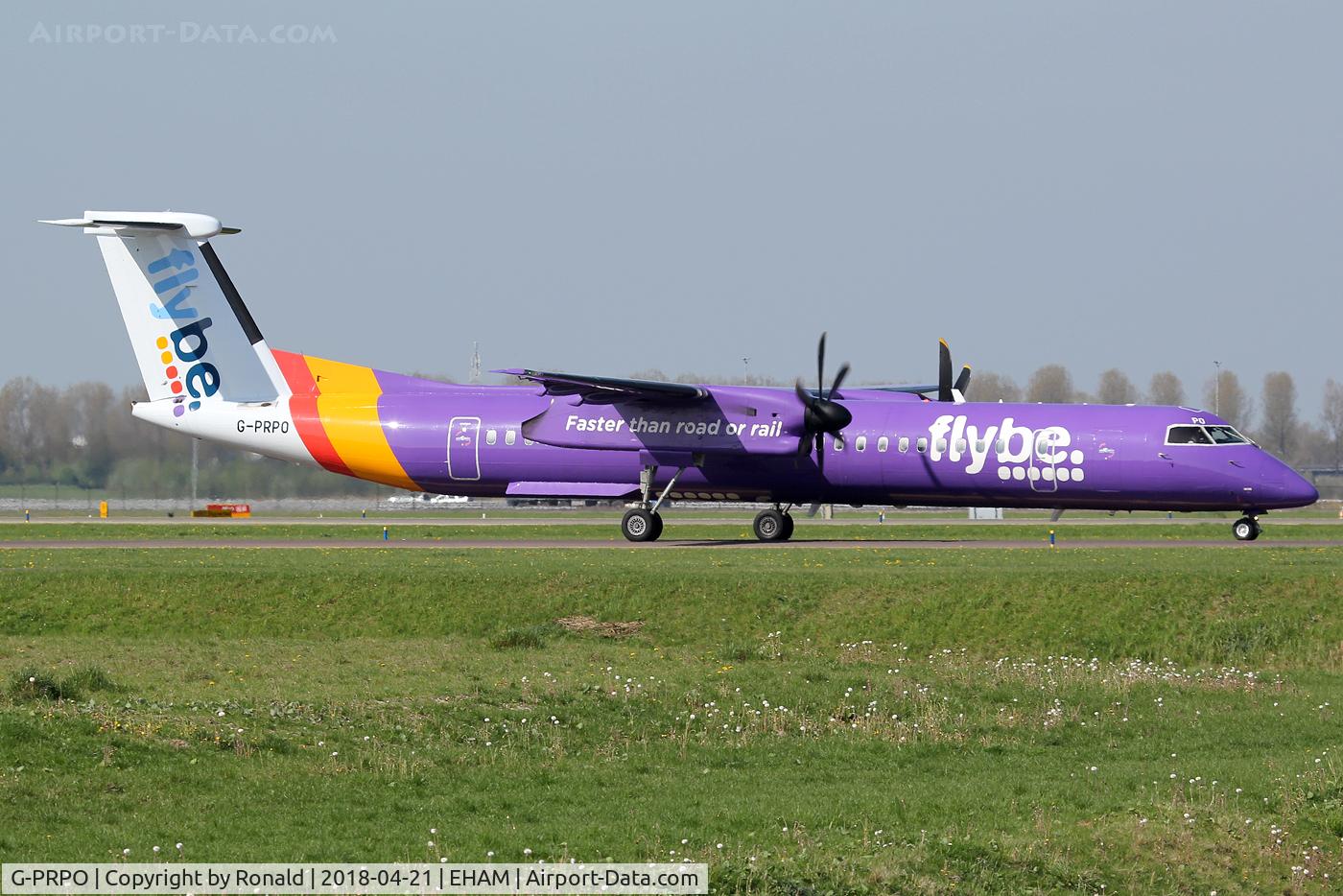 G-PRPO, 2008 Bombardier DHC-8-402 Dash 8 C/N 4214, at spl