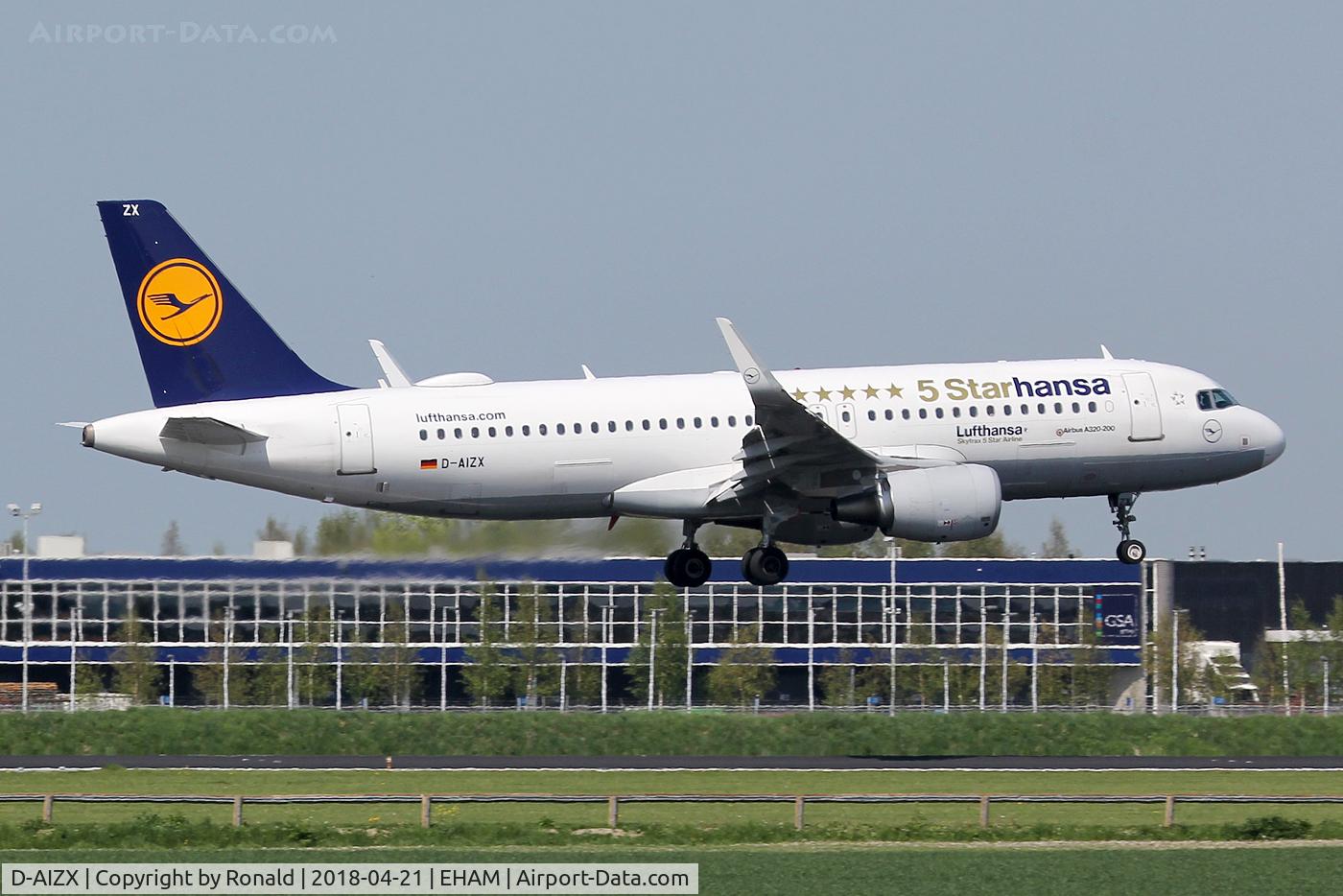 D-AIZX, 2013 Airbus A320-214 C/N 5741, at spl