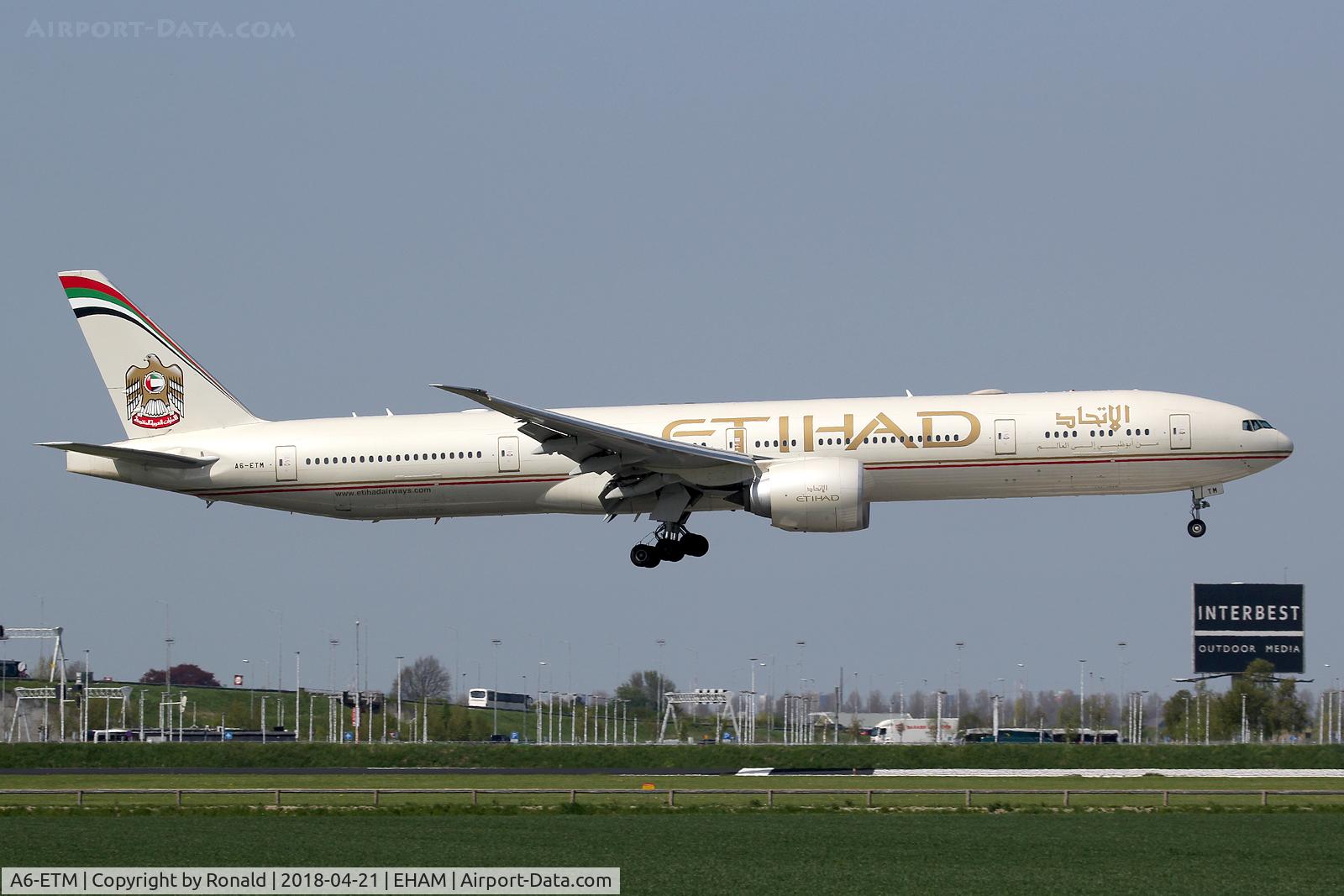 A6-ETM, 2012 Boeing 777-3FX/ER C/N 39688, at spl