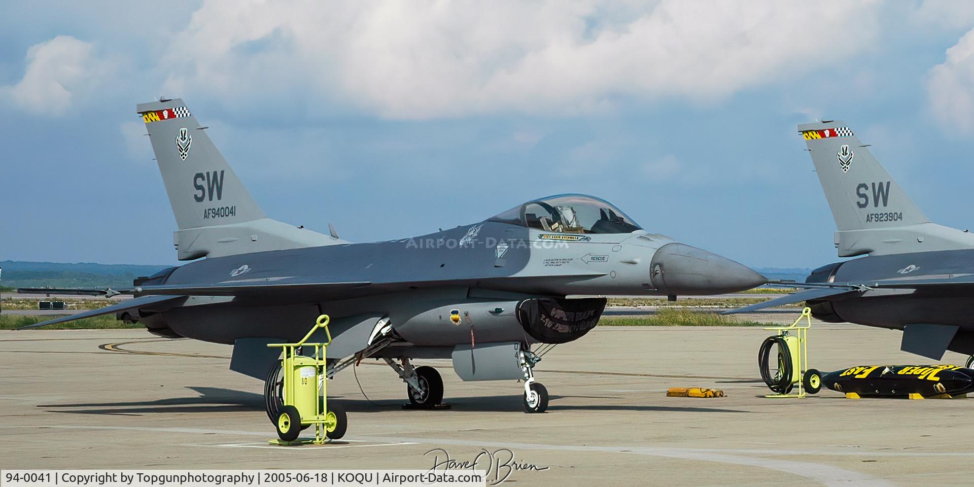 94-0041, 1994 General Dynamics F-16CM Fighting Falcon C/N CC-193, Back up Viper demo jet
