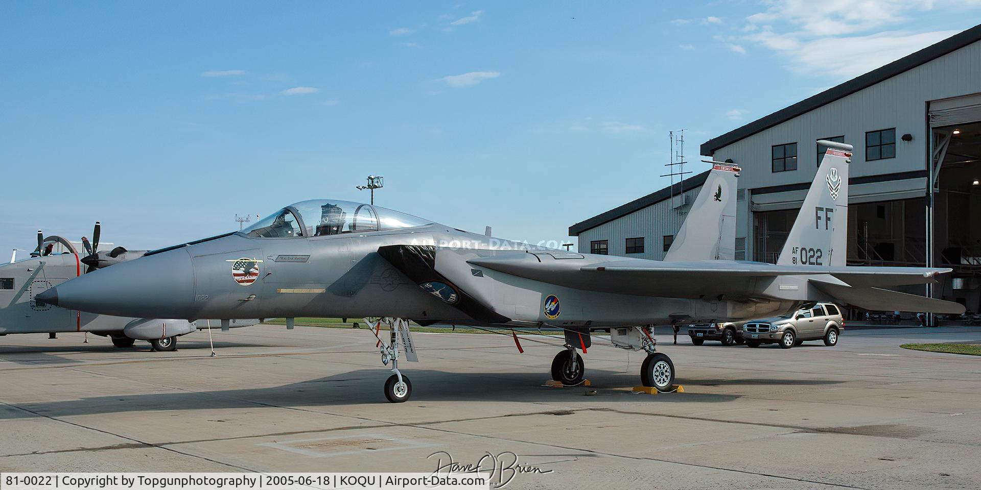 81-0022, 1981 McDonnell Douglas F-15C Eagle C/N 0738/C205, East Coast F-15 Eagle demo