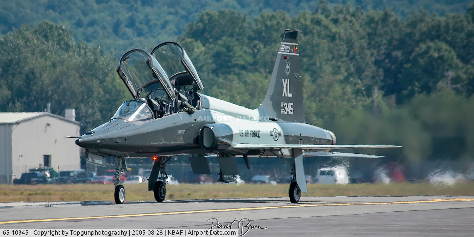65-10345, 1965 Northrop T-38C Talon C/N N.5765, Static arrival