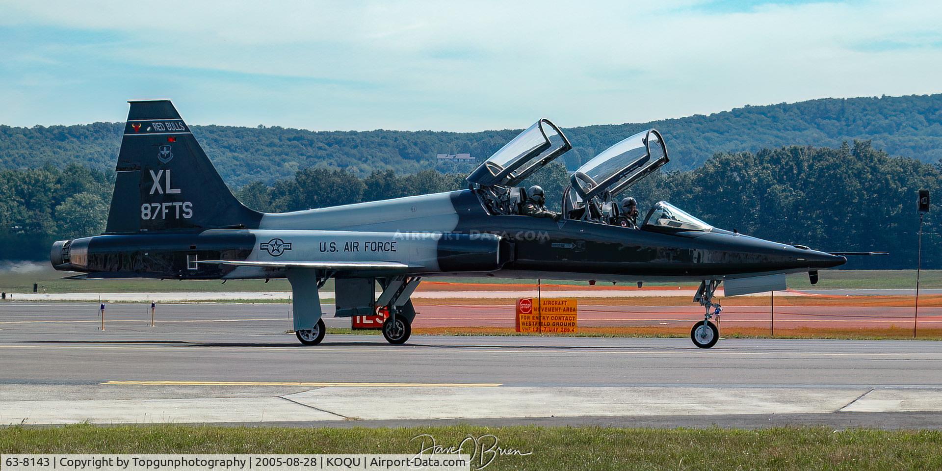 63-8143, 1964 Northrup T-38C C/N N5490, Flag ship for the 87th FTS