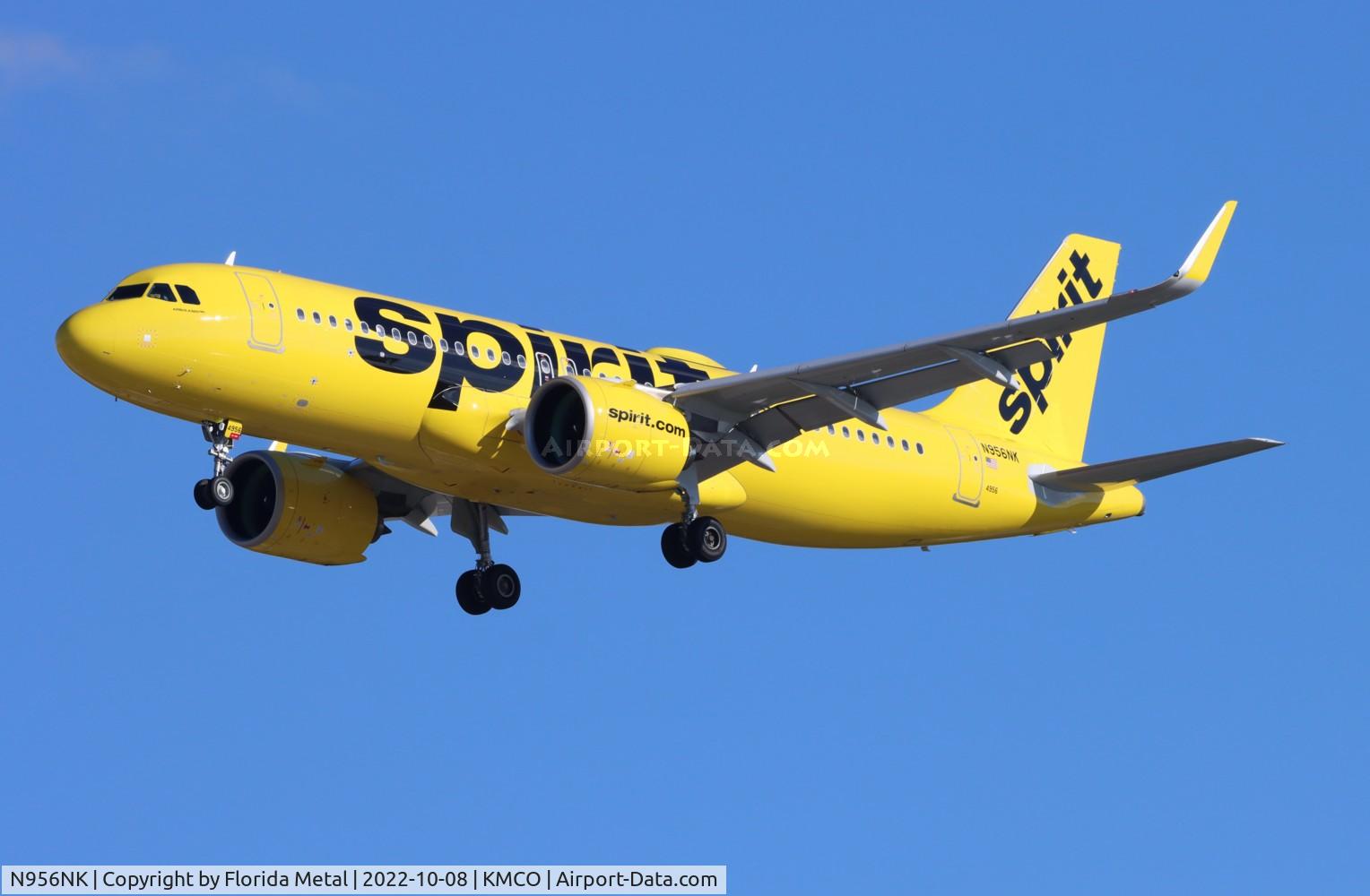 N956NK, 2022 Airbus A320-271N C/N 10857, Spirit A32N zx