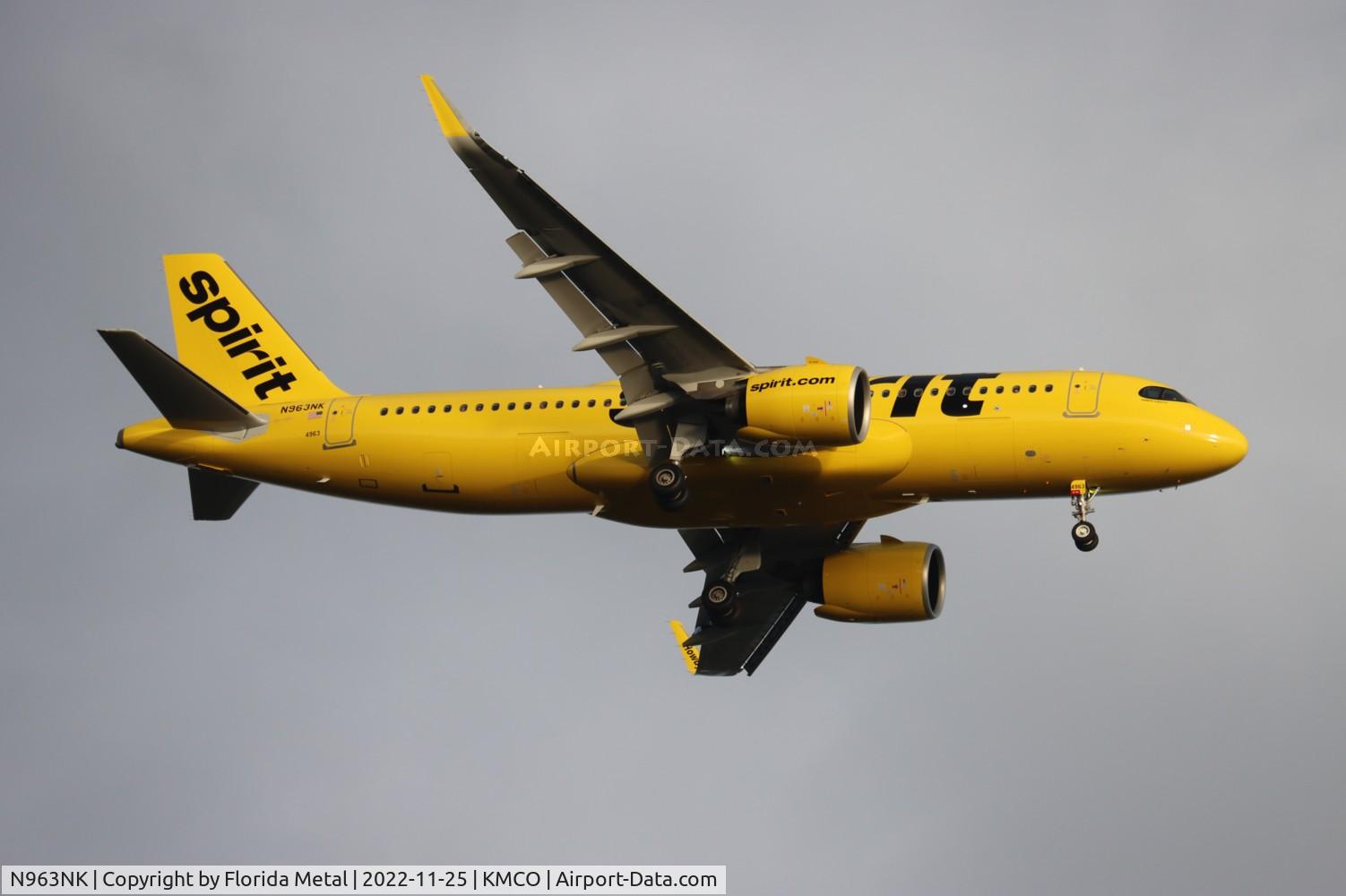 N963NK, 2022 Airbus A320-271N C/N 11088, Spirit A32N zx