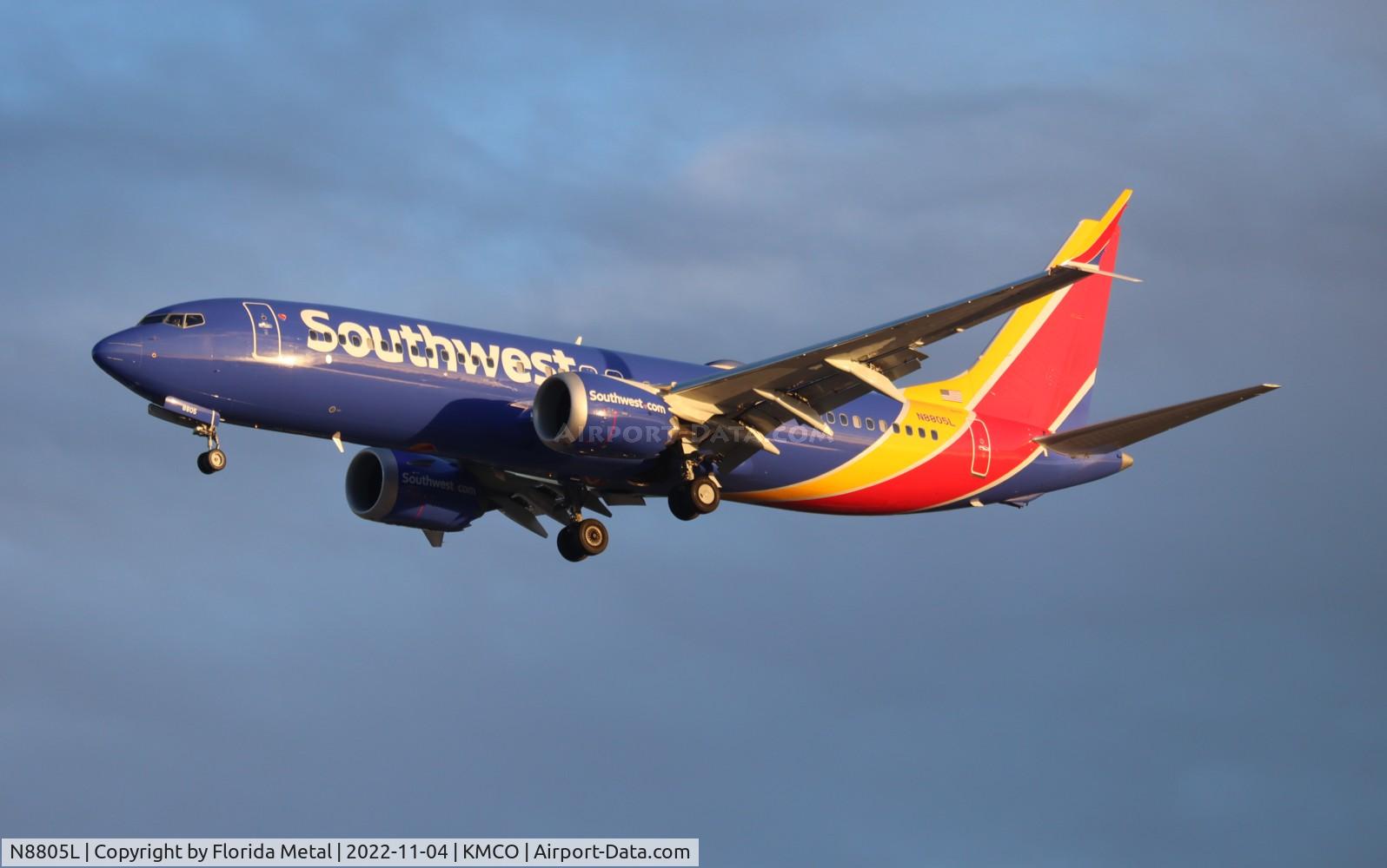 N8805L, 2021 Boeing 737-8 MAX C/N 42641, Southwest 737-8 MAX zx