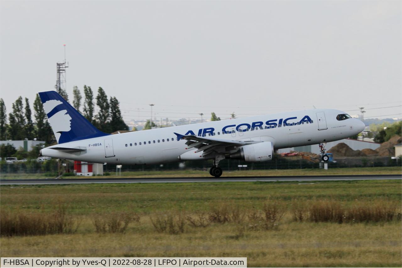 F-HBSA, 2009 Airbus A320-216 C/N 3882, Airbus A320-216, Landing rwy 06, Paris Orly Airport (LFPO-ORY)