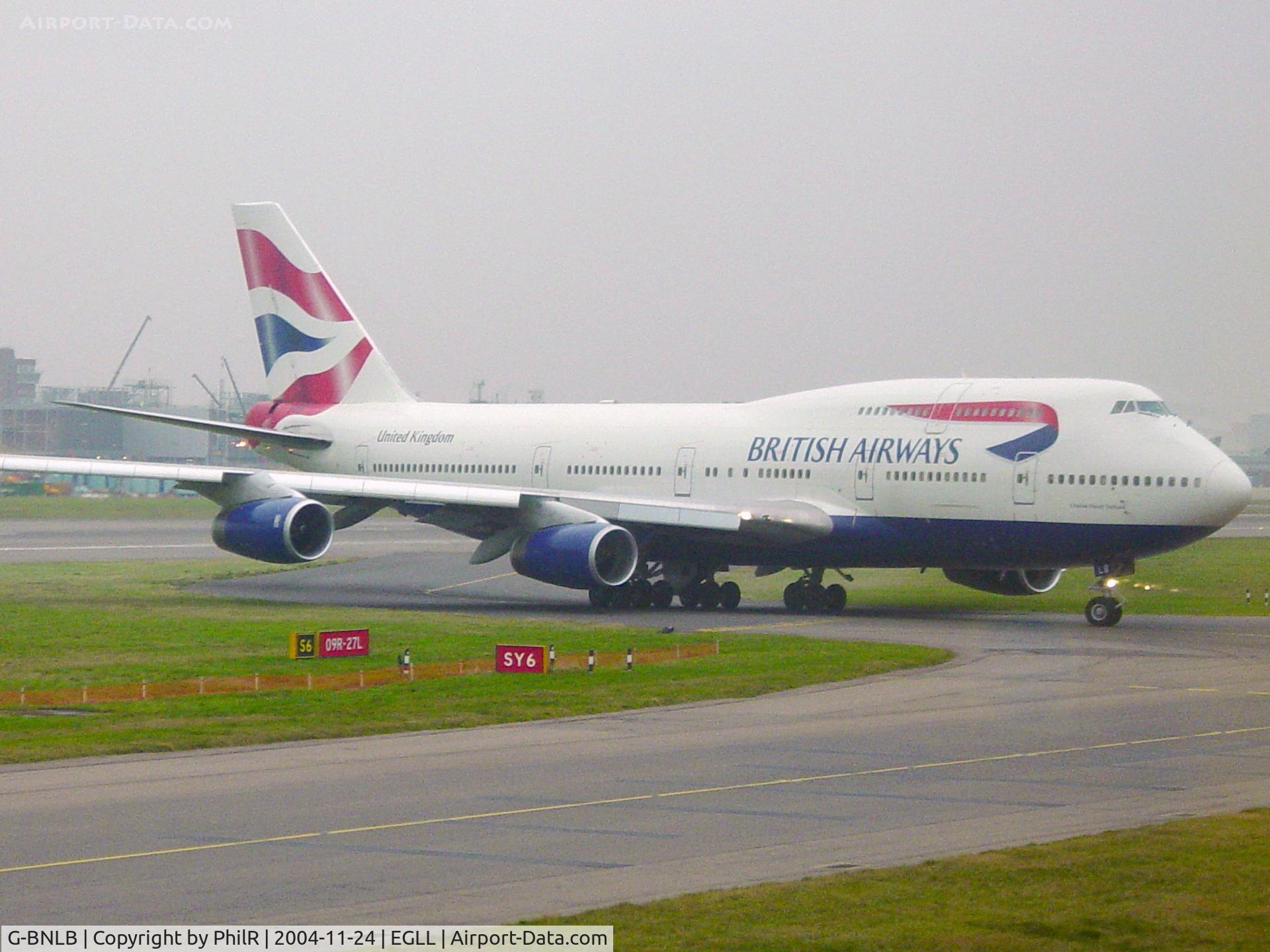 G-BNLB, 1989 Boeing 747-436 C/N 23909, G-BNLB 1989 B747-400 BA LHR
