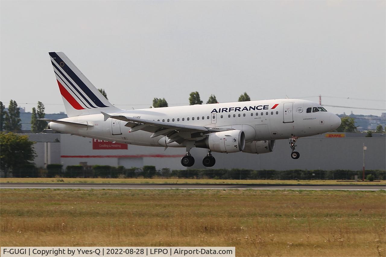 F-GUGI, 2004 Airbus A318-111 C/N 2350, Airbus A318-111, Landing rwy 06, Paris-Orly airport (LFPO-ORY)