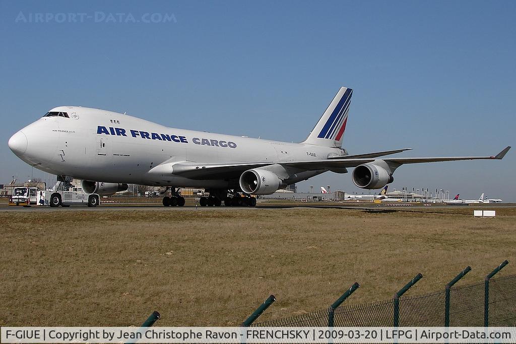F-GIUE, 2005 Boeing 747-428F/ER/SCD C/N 33097, Air France Cargo