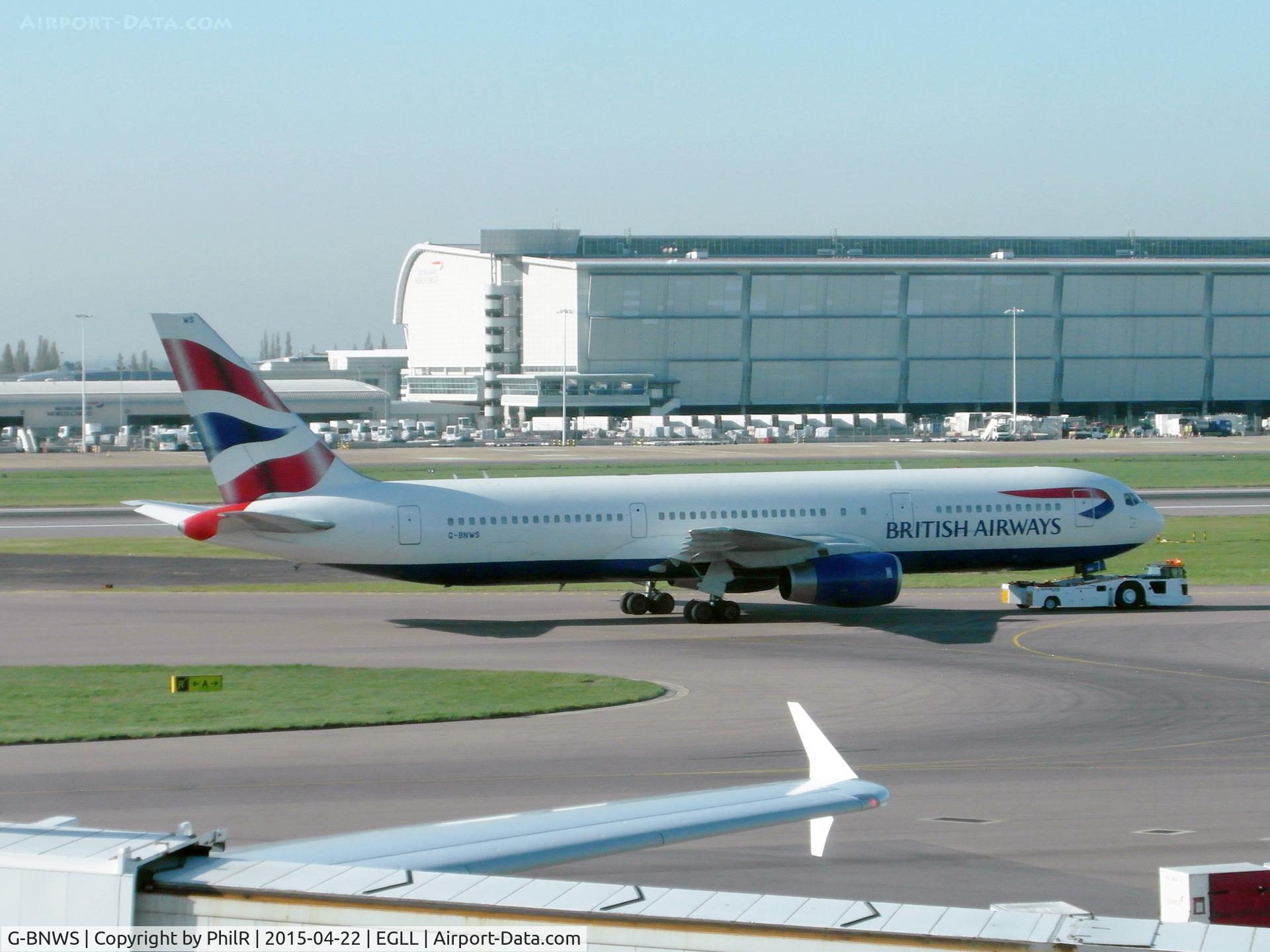 G-BNWS, 1992 Boeing 767-336 C/N 25826, G-BNWS 1992 B767-300 BA LHR