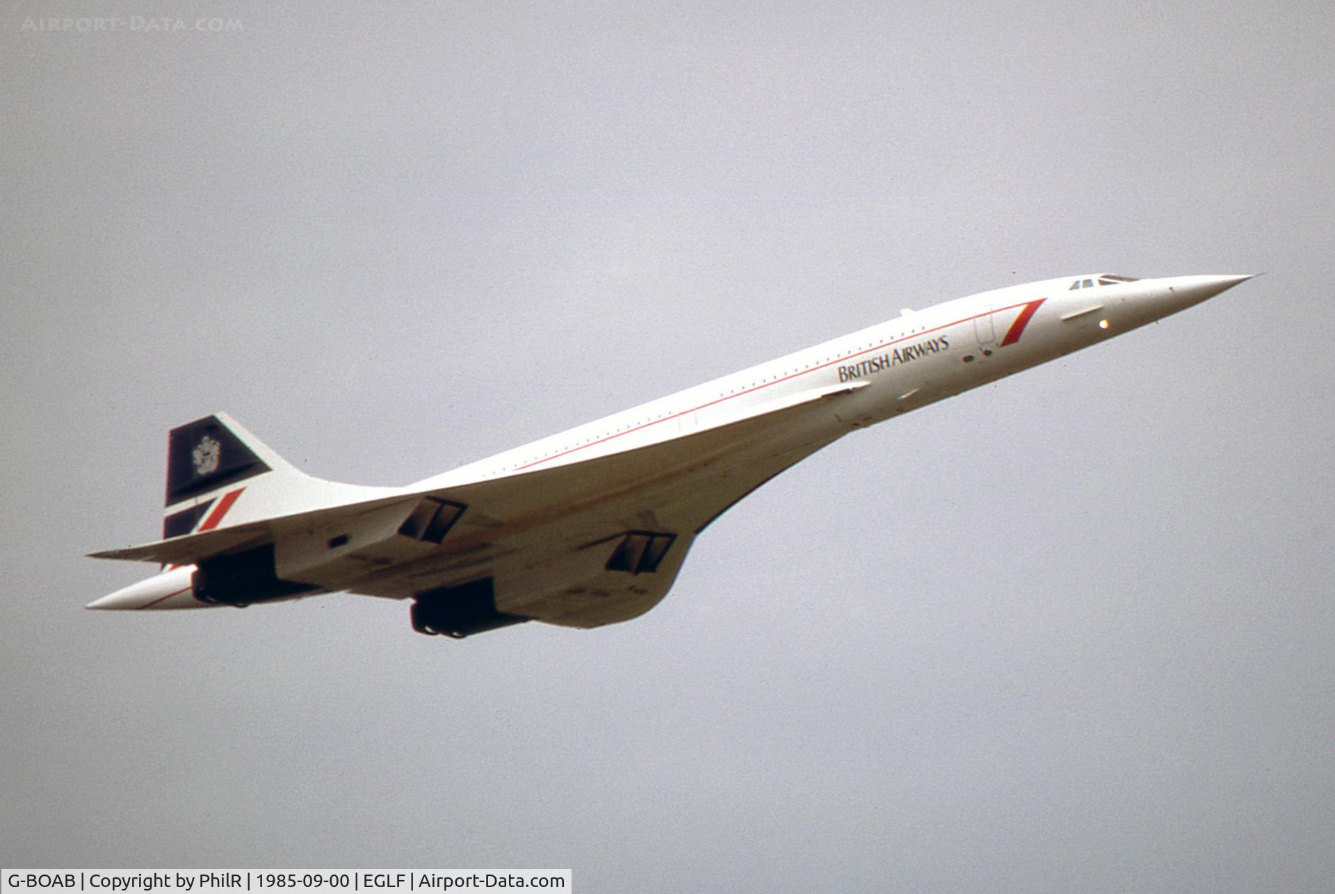 G-BOAB, 1976 Aerospatiale-BAC Concorde 1-102 C/N 100-008, G-BOAB 1976 BAC Concorde BA FAB