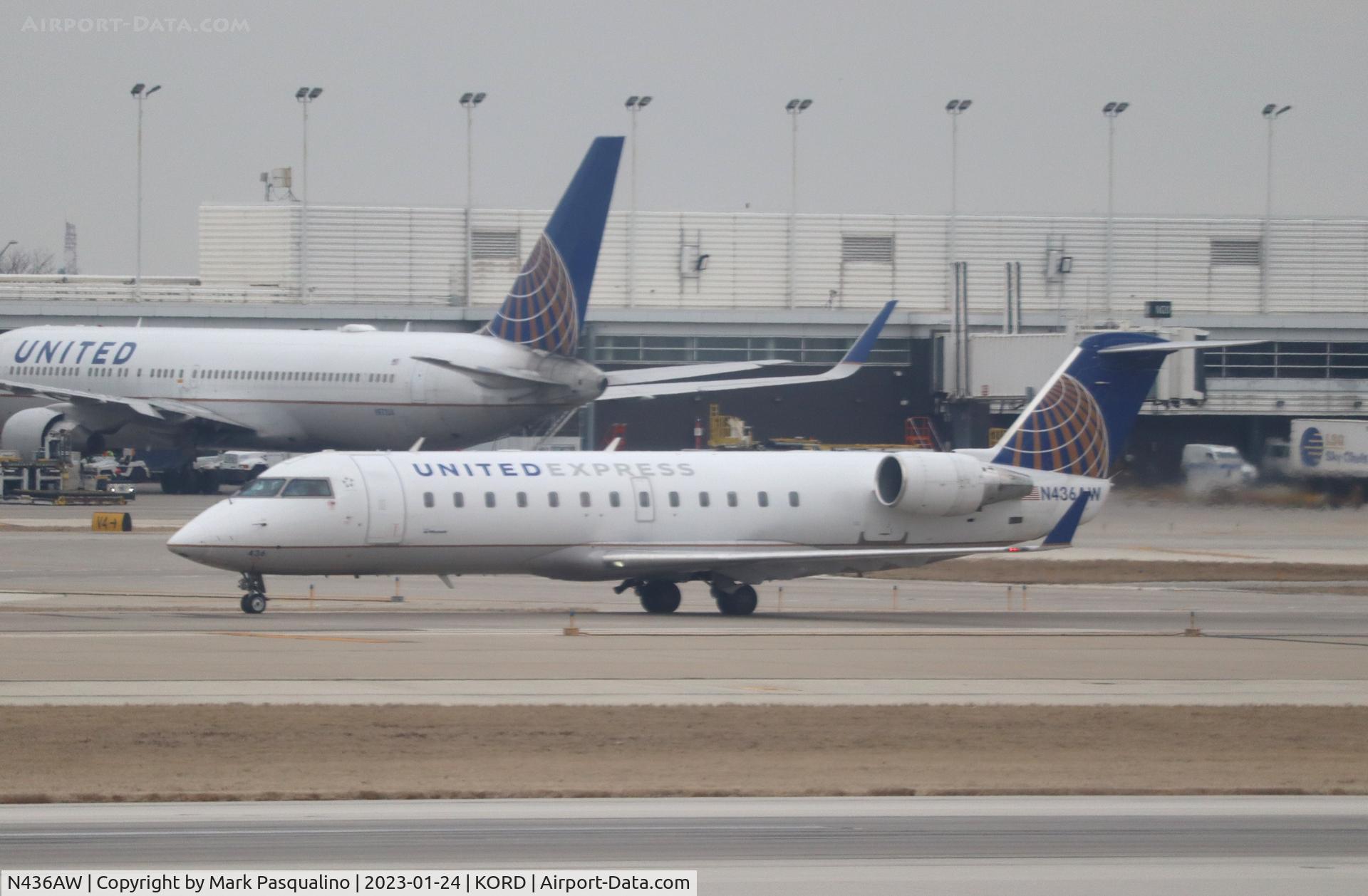 N436AW, 2002 Bombardier CRJ-200LR (CL-600-2B19) C/N 7734, CL-600-2B19
