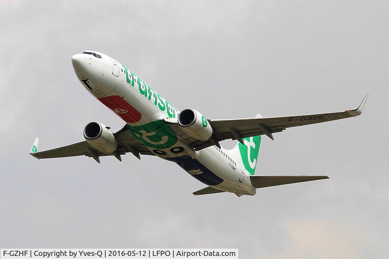 F-GZHF, 2009 Boeing 737-8K2 C/N 29677, Boeing 737-8K2, Climbing from rwy 24, Paris-Orly airport (LFPO-ORY)