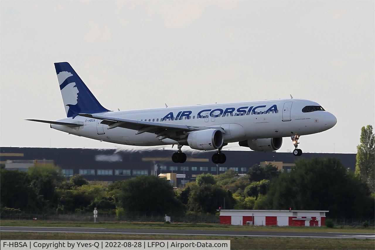 F-HBSA, 2009 Airbus A320-216 C/N 3882, Airbus A320-216, Landing rwy 06, Paris Orly Airport (LFPO-ORY)