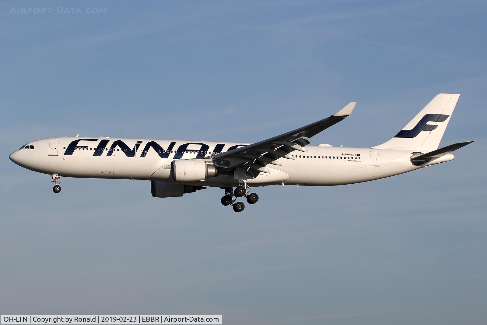 OH-LTN, 2009 Airbus A330-302X C/N 1007, at bru