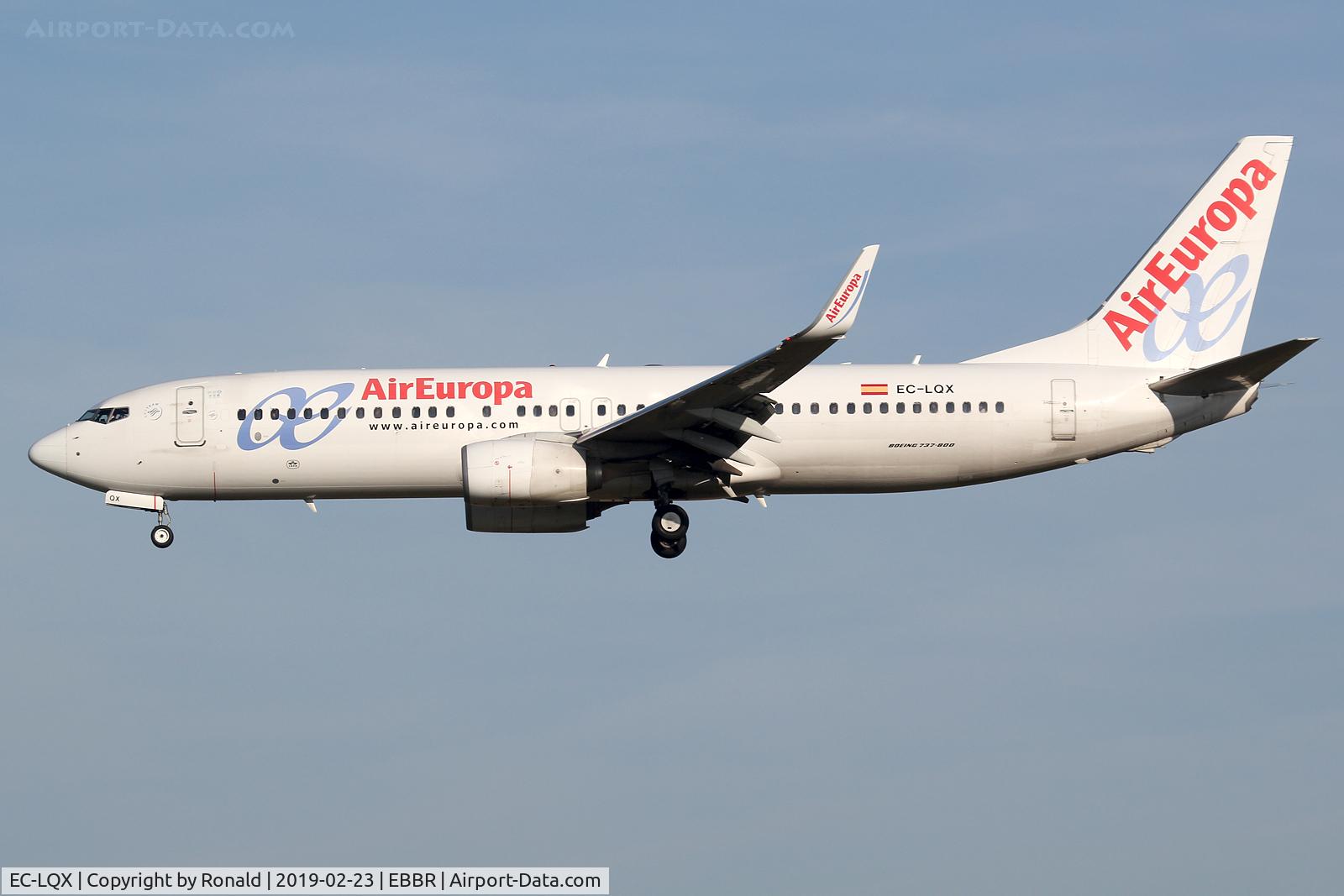 EC-LQX, 2012 Boeing 737-85P C/N 36589, at bru